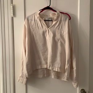 Cream colored blouse